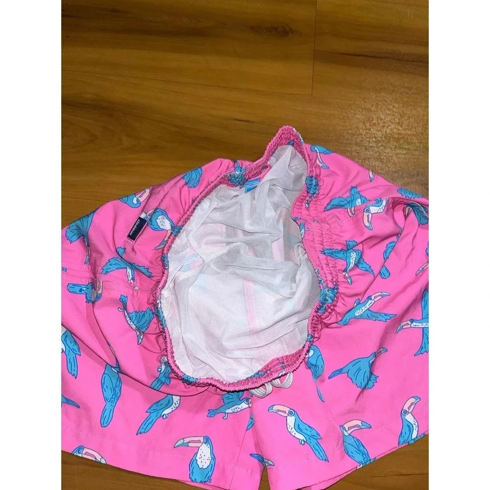 Mens Chubbies Toucan Bird Swim Beach Drawstring Shorts